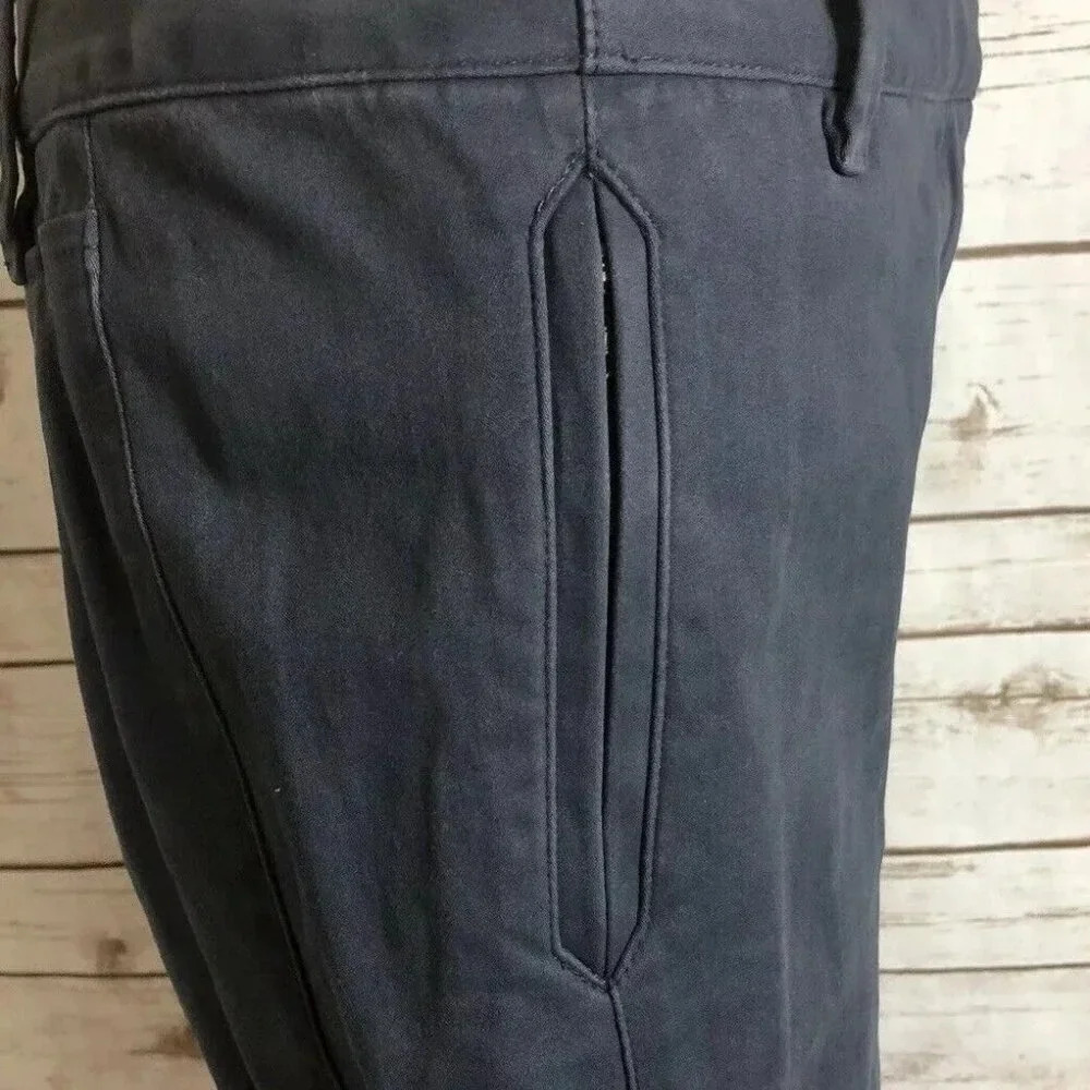 ANN TAYLOR LOFT Women Zip Up Modern Skinny Ankle Pockets Blue Pants Sz 8 Petite - Picture 5 of 11